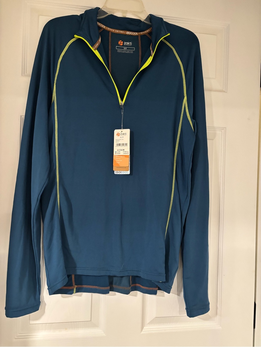Men’s Teal Long-Sleeve Active Shirt